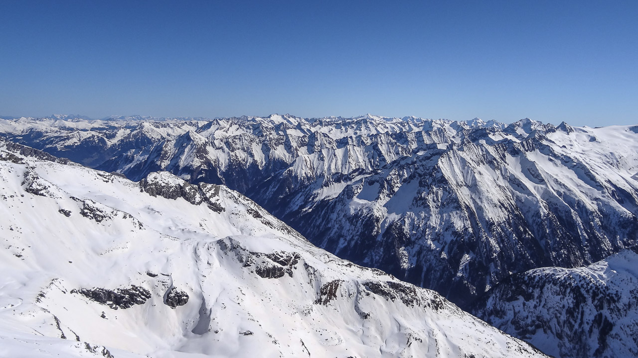 Österreich - März 2014<br>Tirol, Blick vom Tuxer Gletscher
